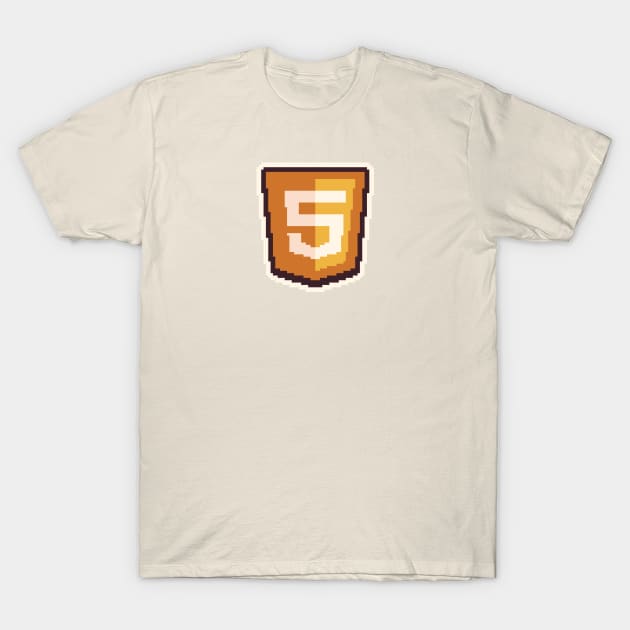 HTML5 PixelArt T-Shirt by astrellonart